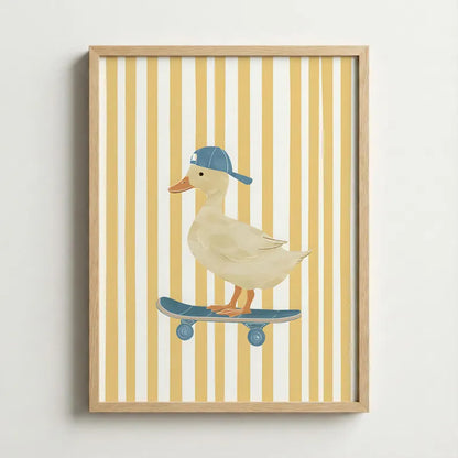 Tableau pour chambre d’enfant "Le Petit Skateur" En-PKT