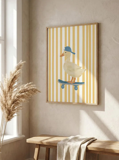 Tableau pour chambre d’enfant "Le Petit Skateur" En-PKT