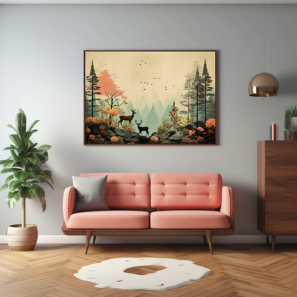 Tableau Nature "L’Éveil Sauvage"  TN-Evls
