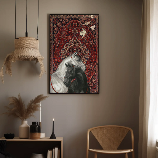 Tableau abstrait "Élégance Sauvage" Ab-ES0