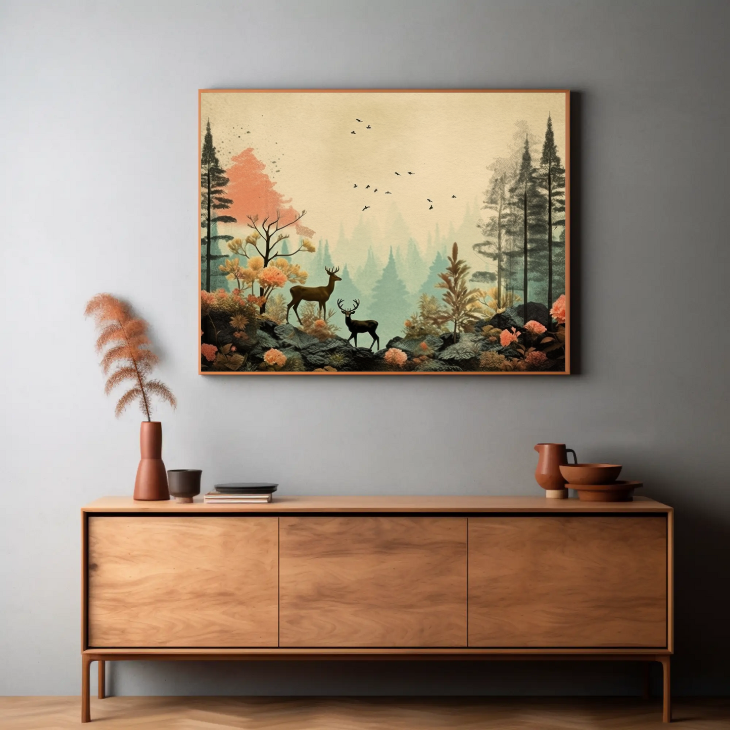 Tableau Nature "L’Éveil Sauvage"  TN-Evls