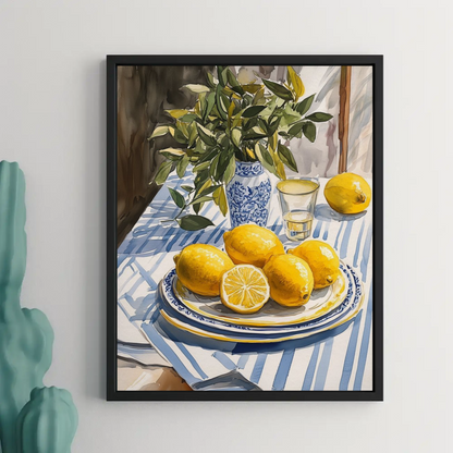 Tableau cuisine "Citrons d’Été" Ab-CDE