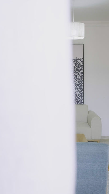 Tableau islamique "Vague Indigo" IS-VI
